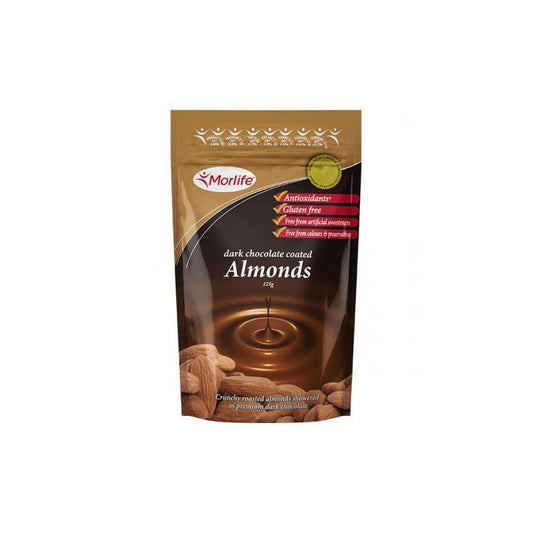 Morlife Dark Chocolate Almond Nuts (125g)