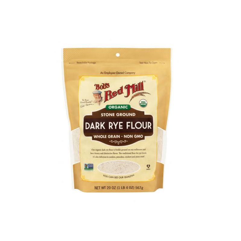 Bob's Red Mill Organic Whole Grain Dark Rye Flour (567g) Rescue