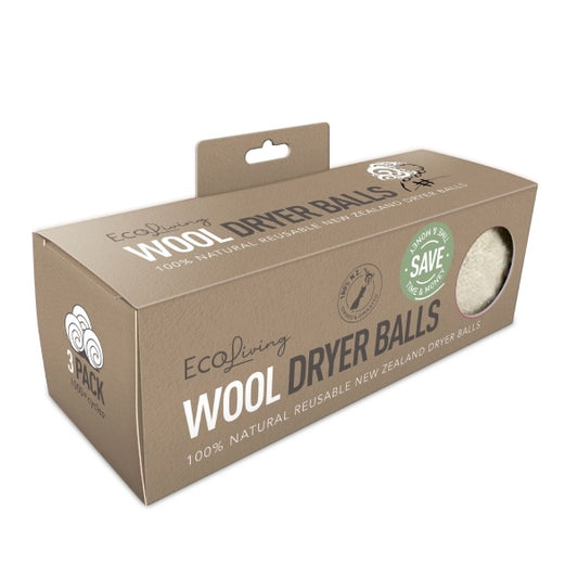 EcoLiving Wool Dryer Balls (3 pack)