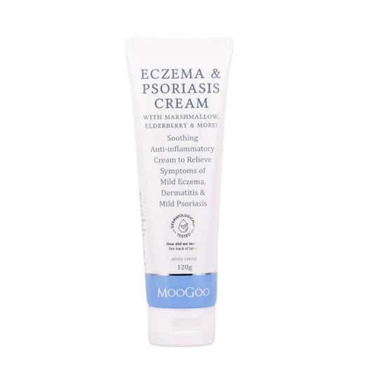 MooGoo Eczema and Psoriasis Cream with Marshmallow & Elderberry  (120g)