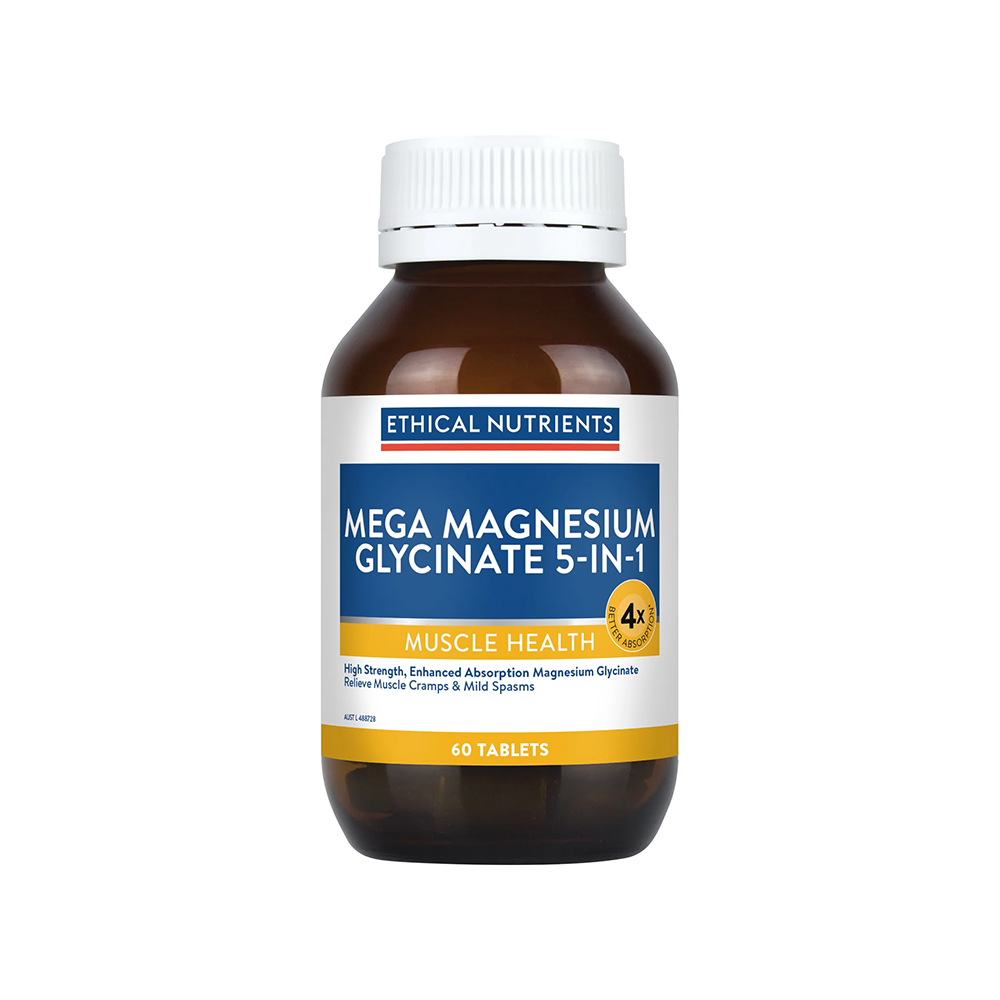 Ethical Nutrients Mega Magnesium Glycinate 5-in-1  (60 Capsules)