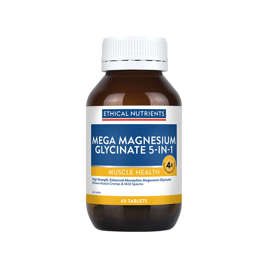 Ethical Nutrients Mega Magnesium Glycinate 5-in-1  (60 Capsules)