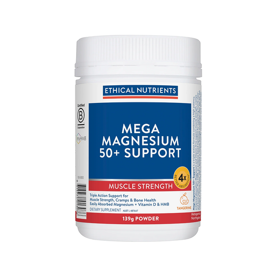 Ethical Nutrients Mega Magnesium 50+ Support Powder (139g)