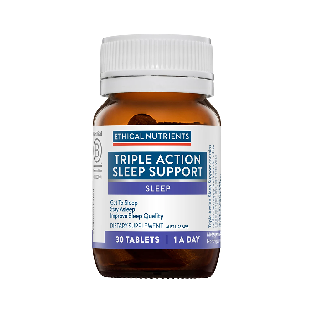 Ethical Nutrients Triple Action Sleep Support (30 Tablets)