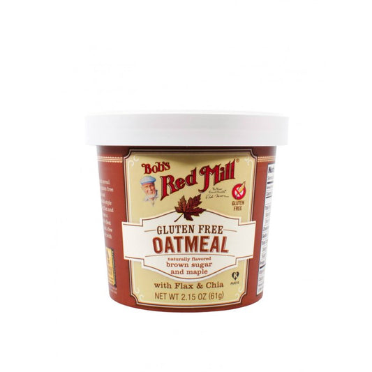 Bob's Red Mill Gluten Free Oatmeal Cup Brown Sugar and Maple (61g)