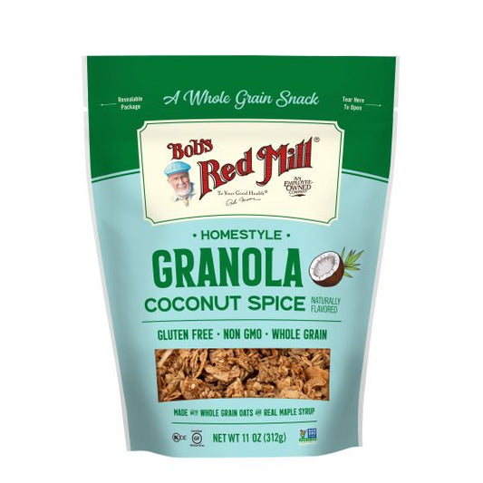 Bob's Red Mill Gluten Free Coconut Spice Homestyle Granola (312g)