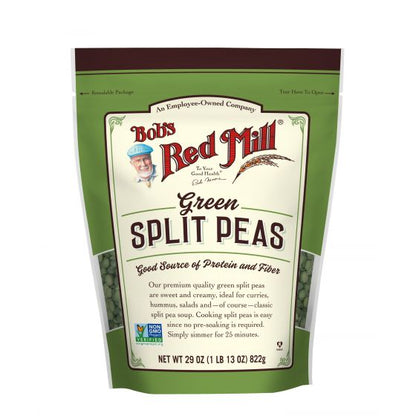 Bob's Red Mill Green Split peas (822g)