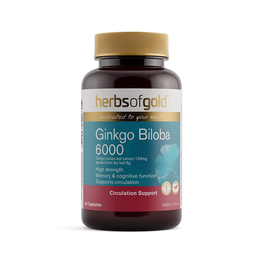 Herbsofgold - Ginkgo Biloba 6000 (60 capsules)