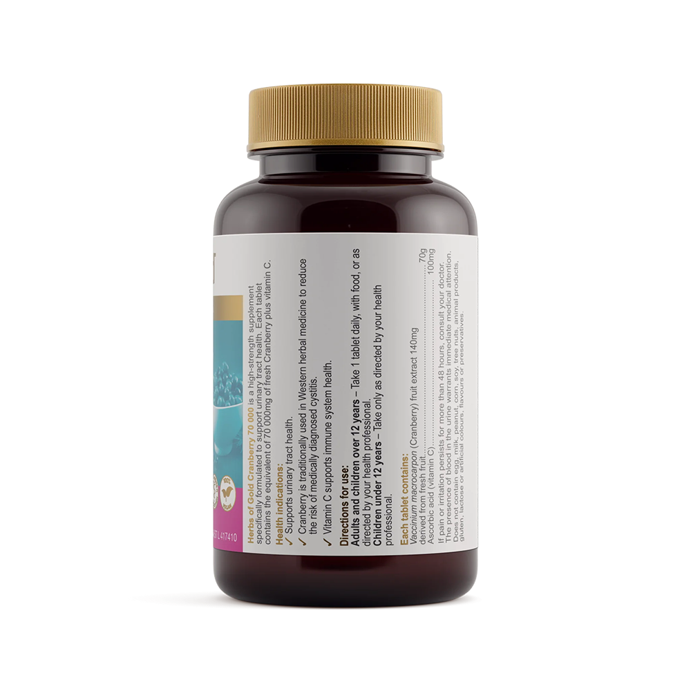 Herbsofgold - Cranberry 70 000 (50 tablets)