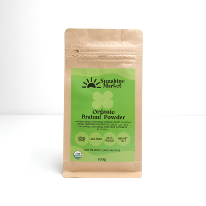 .Sunshine Market Organic Brahmi Powder (100g)