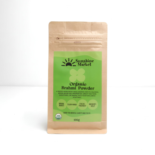.Sunshine Market Organic Brahmi Powder (100g)