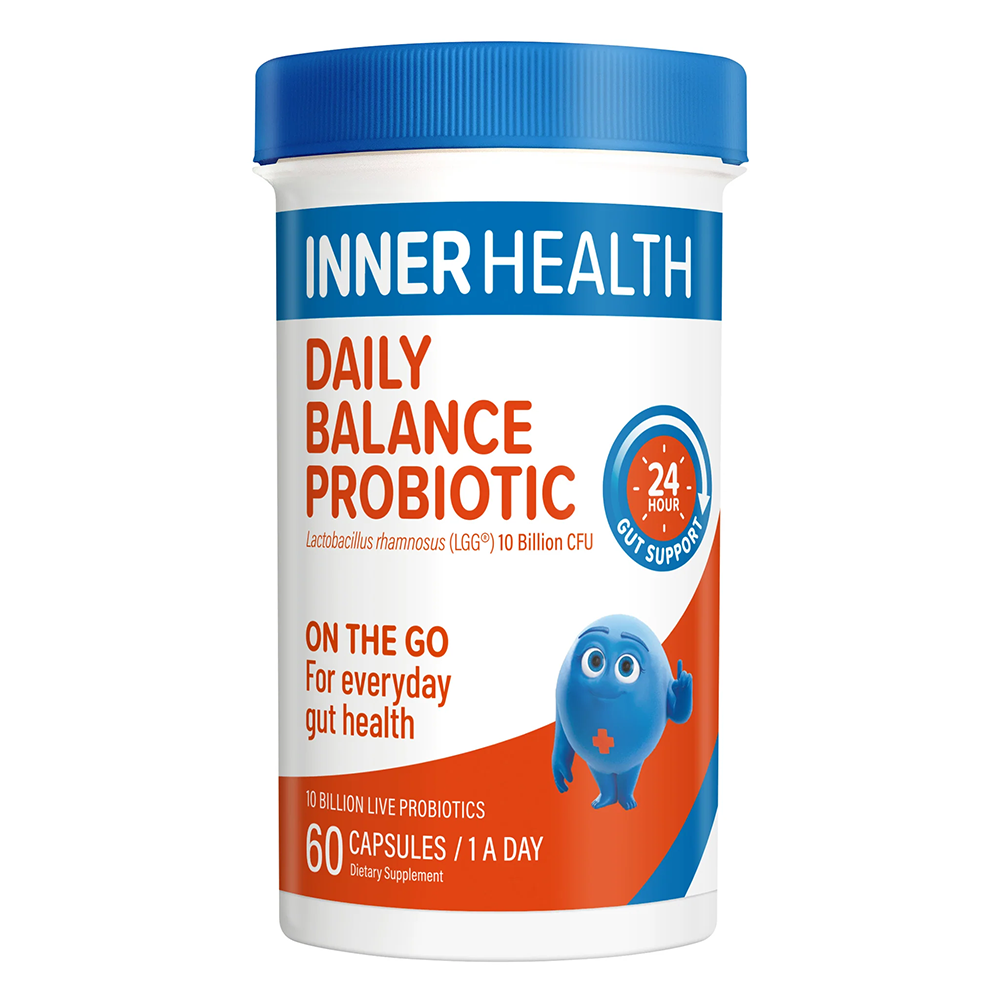 Inner Health Digestive Defence Probiotic อาหารเสริมป้องกันระบบย่อยอาหาร (60 แคปซูล) 