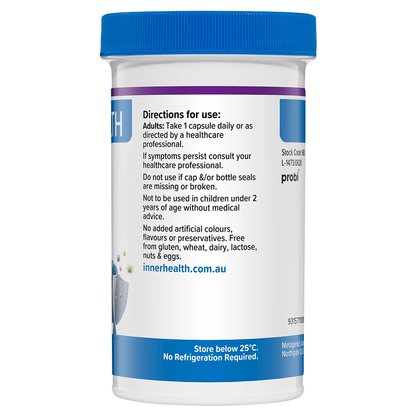 Inner Health Digestive Defence Probiotic อาหารเสริมป้องกันระบบย่อยอาหาร (60 แคปซูล) 