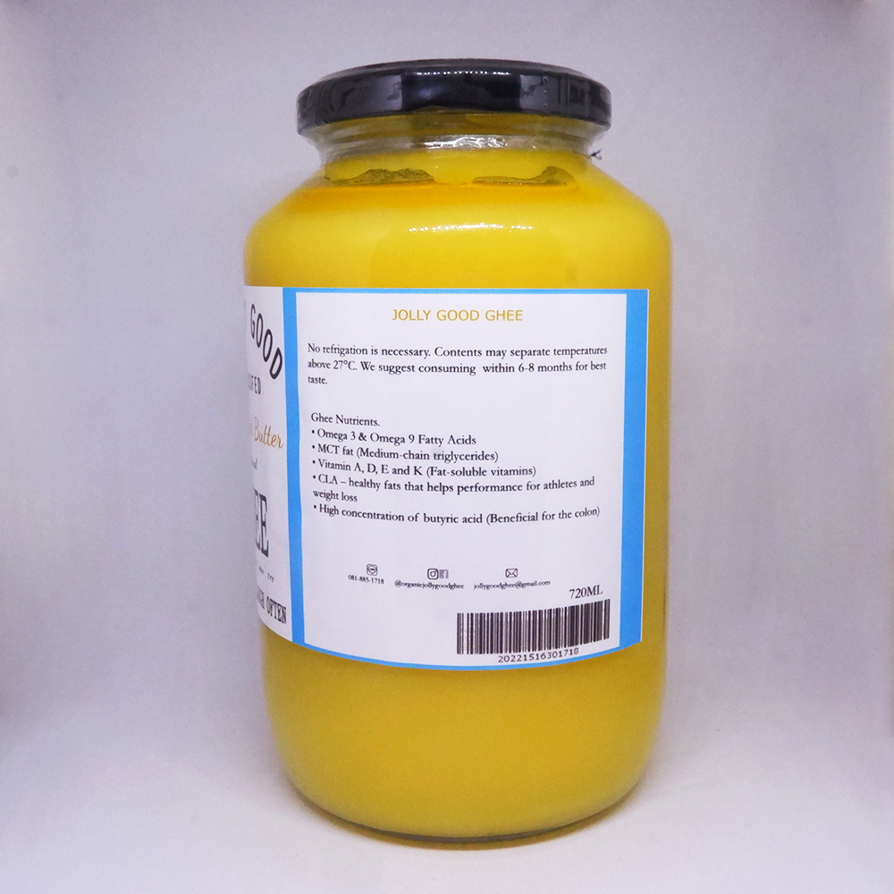 Jolly Good Grassfed Ghee (720ml)