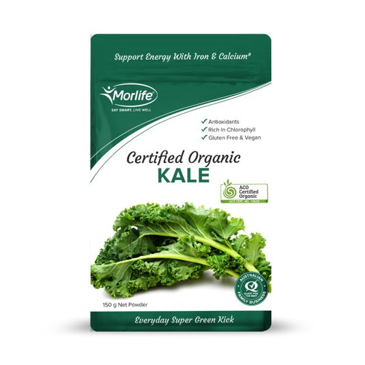 Morlife Organic Kale Powder Certified (150g)