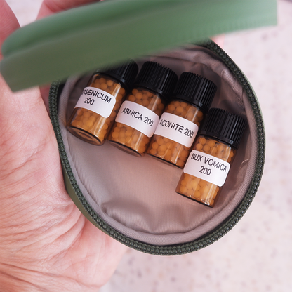 .Sunshine Market Homeopathy Kit (4 Remedies)