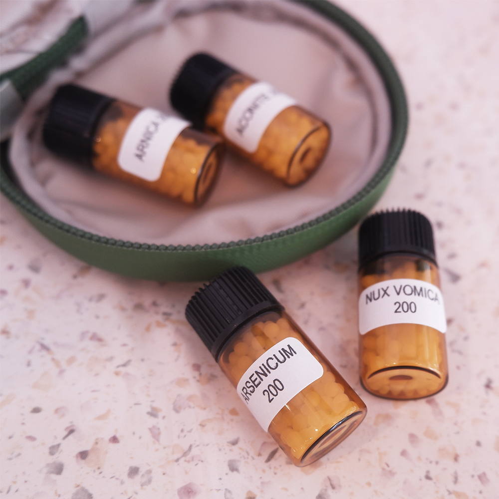 .Sunshine Market Homeopathy Kit (4 Remedies)