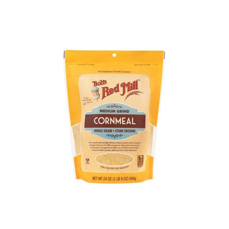 Bob's Red Mill Organic Medium Grind Cornmeal (680g)