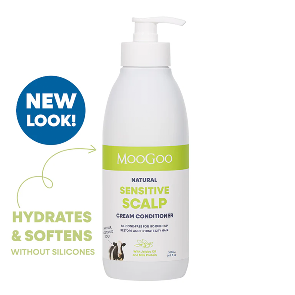 MooGoo Natural Scalp-friendly Cream Conditioner (500ml)