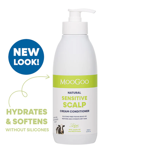 MooGoo Natural Scalp-friendly Cream Conditioner (500ml)