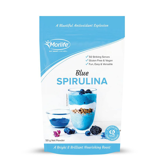 Morlife Organic Blue Spirulina Powder (50g)