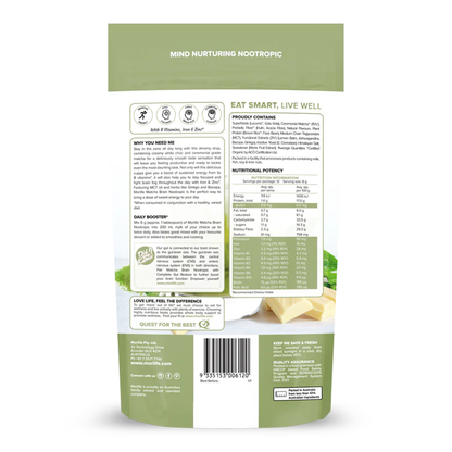 Morlife Matcha Brain Nootropic - Creamy White Chocolate (100g)