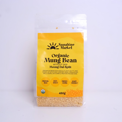 .Sunshine Market Organic Mung Bean - Without skin (450g)