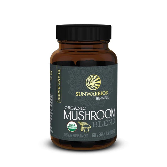 Sunwarrior Be•Well Organic Mushroom Blend (30 Capsules)