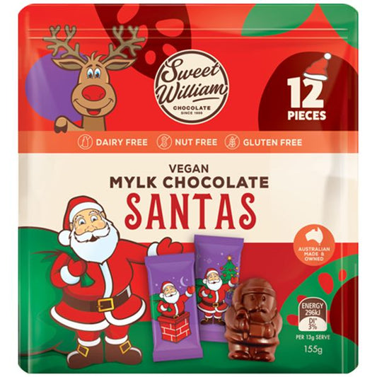 Sweet William Chocolate Santa Multipack (155g)