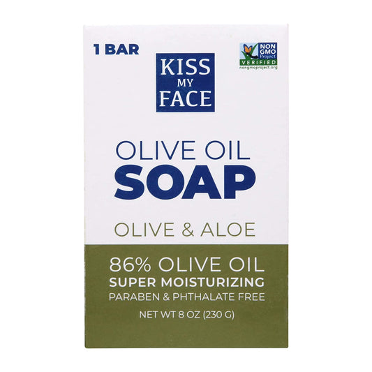 Kiss My Face Bar Soap - Olive and Aloe (230g)