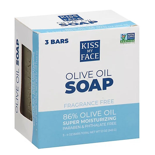 Kiss My Face Bar Soap - Pure Olive Oil (fragrance free)