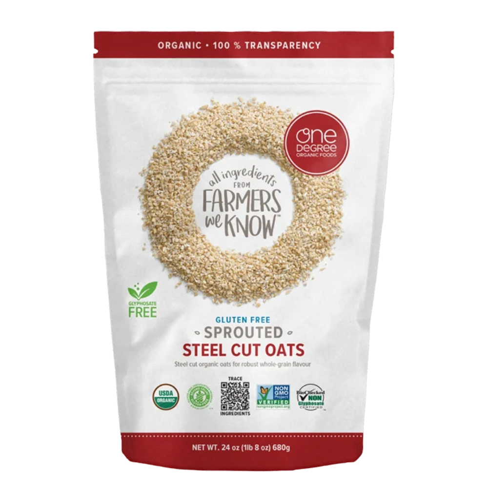 One Degree Organic Foods - Organic Sprouted Steel Cut Oats (680)