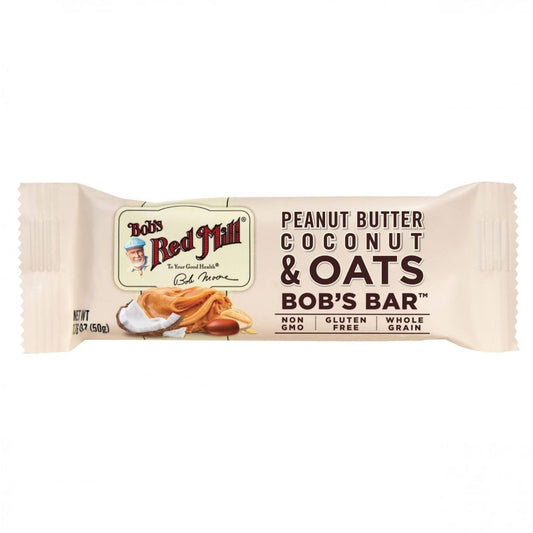 Bob's Red Mill Gluten Free Peanut Butter Coconut & Oats Bar (50g)