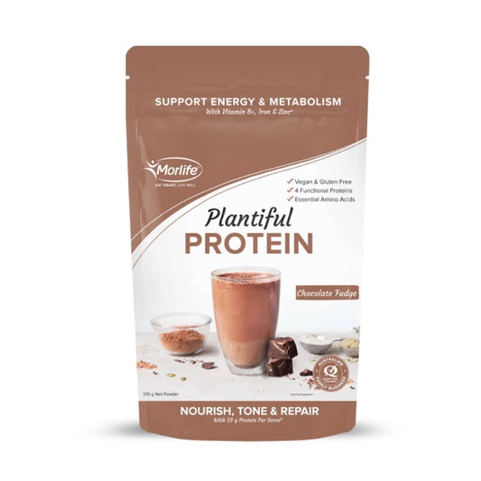 Morlife Plantiful Protein Chocolate Fudge (510g)