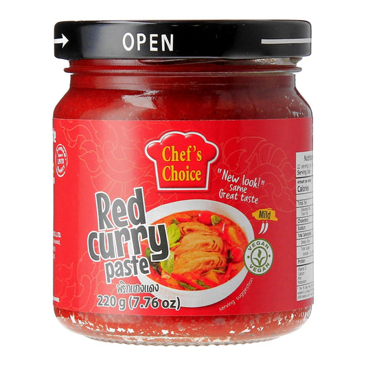 Chef's Choice Vegan Red Curry Paste (220g)