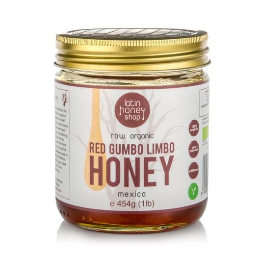 Latin Honey Shop Raw Organic Red Gumbo Limbo Honey from Mexico (227g)