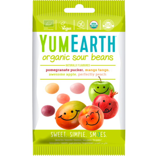 Yum Earth Organic Sour Beans (50g)