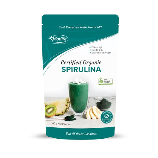 Morlife Organic Spirulina Powder (100g)