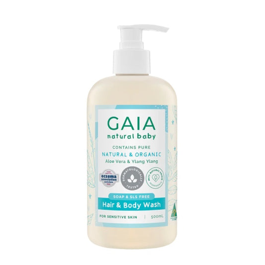 GAIA Natural Baby Hair and Body Wash (500ml)