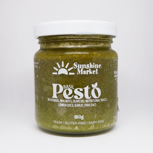 .Sunshine Market Vegan Basil Pesto Sauce (180g) (Delivery Only BKK / CM)