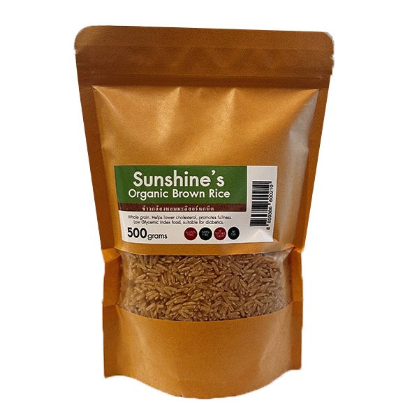 .Sunshine Market Organic Brown Rice (500g) 8713248768239