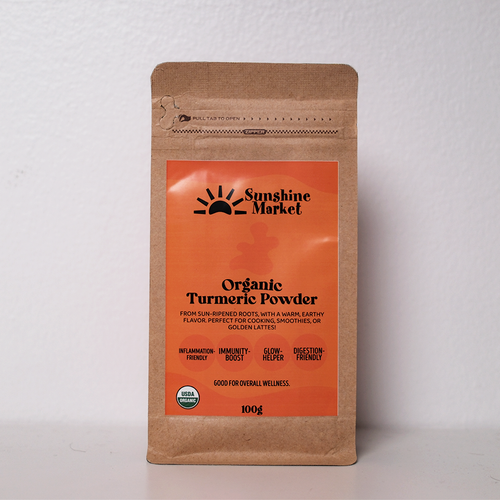.Sunshine Market Organic Turmeric Powder (100g)