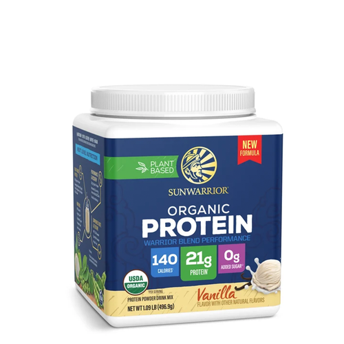 Sunwarrior Organic Protein for Performance with BCAAs - Vanilla (503.8g)