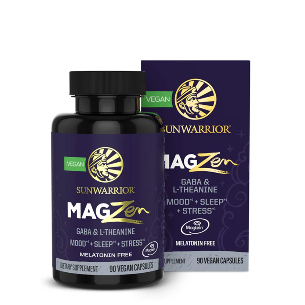 Sunwarrior Magnesium + Zen Capsules (90 Vegan Capsules)