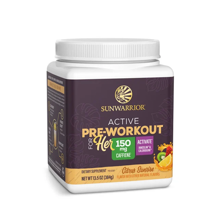 Sunwarrior Active Pre-Workout for HER - Citrus Sunrise (384g)
