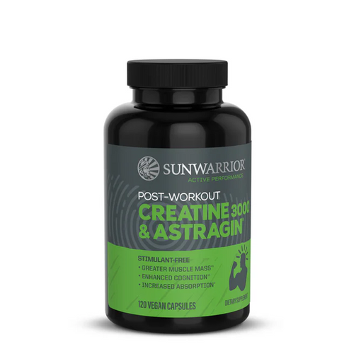 Sunwarrior Active Creatine 3000 + Astragin (120 Vegan Capsules)
