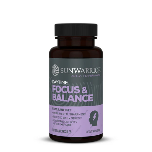 Sunwarrior Active Focus and Balance Capsules (60 Vegan Capsules)