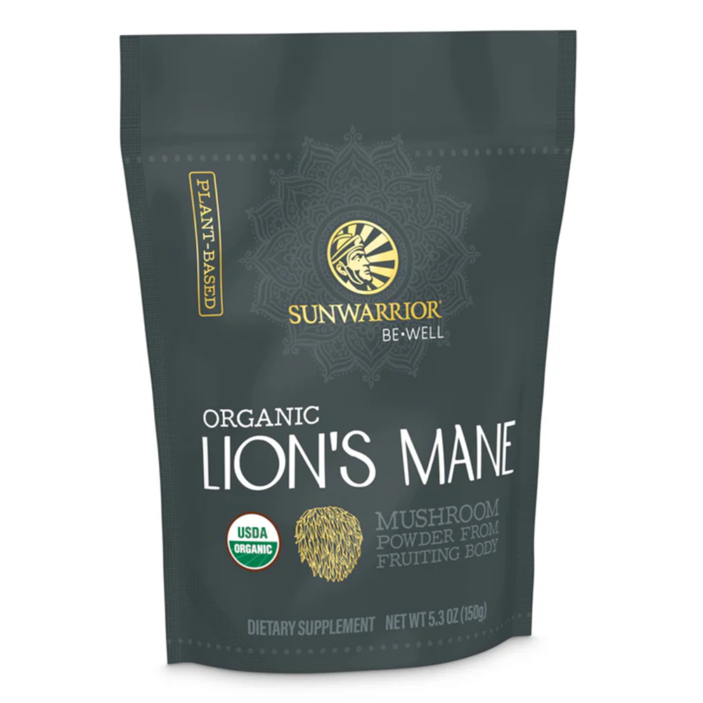 Sunwarrior Be•Well Organic Lion's Mane Mushroom Powder