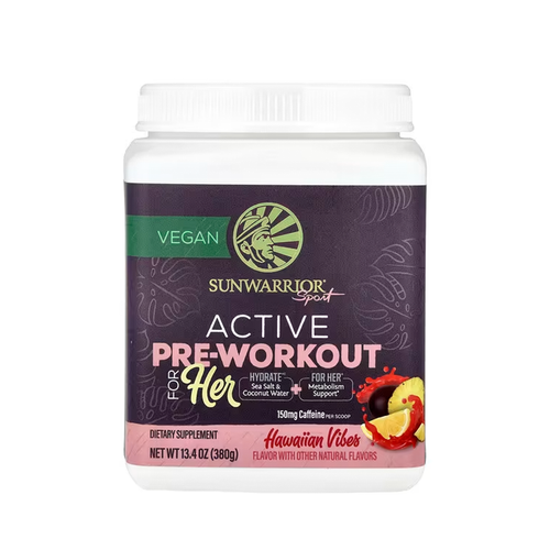 Sunwarrior Active Pre-Workout for HER - Hawaiian Vibes (380g)