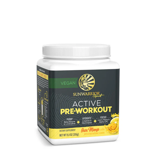 Sunwarrior Active Pre-Workout - Yuzu Mango (315g)